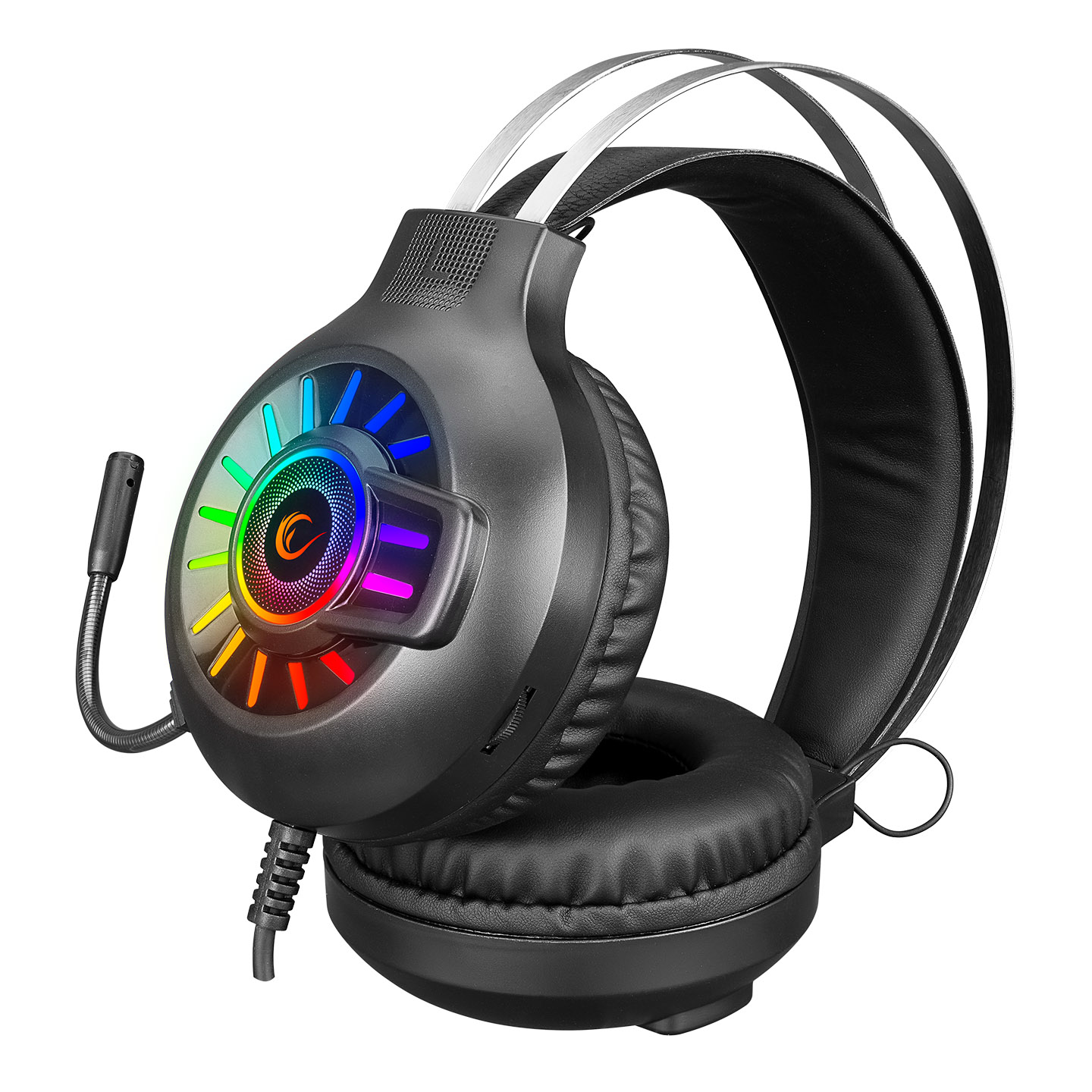 Gaming slušalice Rampage RM-K44 ZENGIBAR 7.1 RGB sa mikrofonom crne (4)