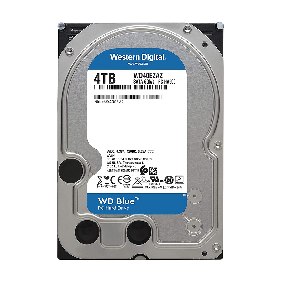 HDD 4 TB, WD40EZAZ 4 TB, SATA3, 256 MB, 3,5, 5.400 rpm